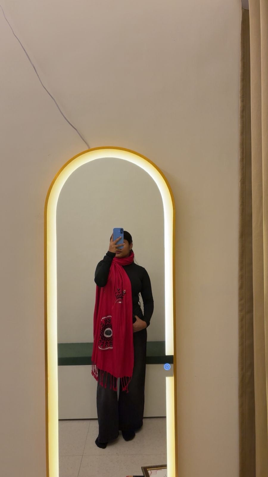 Hand-Painted Madhubani Art Stole