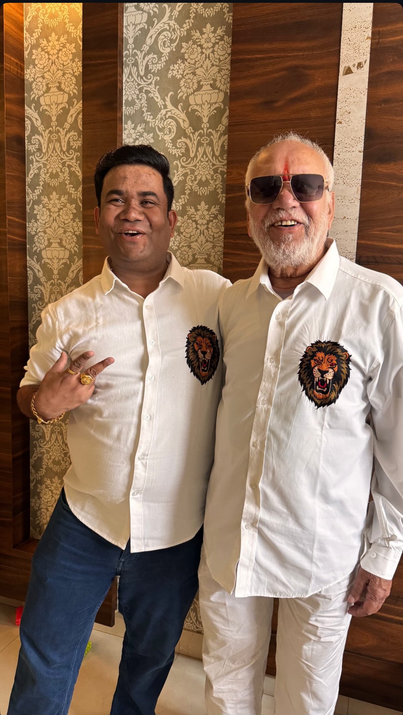 Niraj Sharma & his father