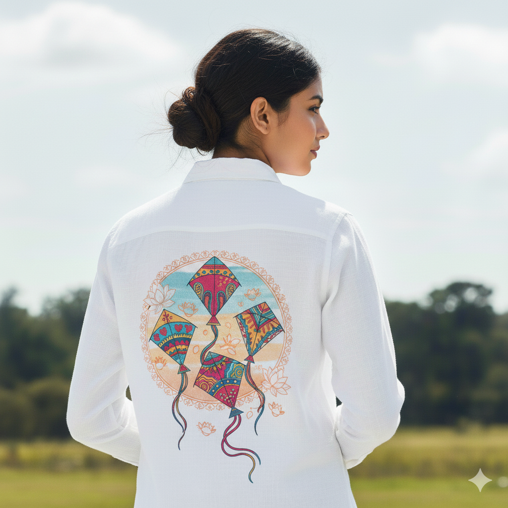 The Breezy "Patang" Artisan Shirt