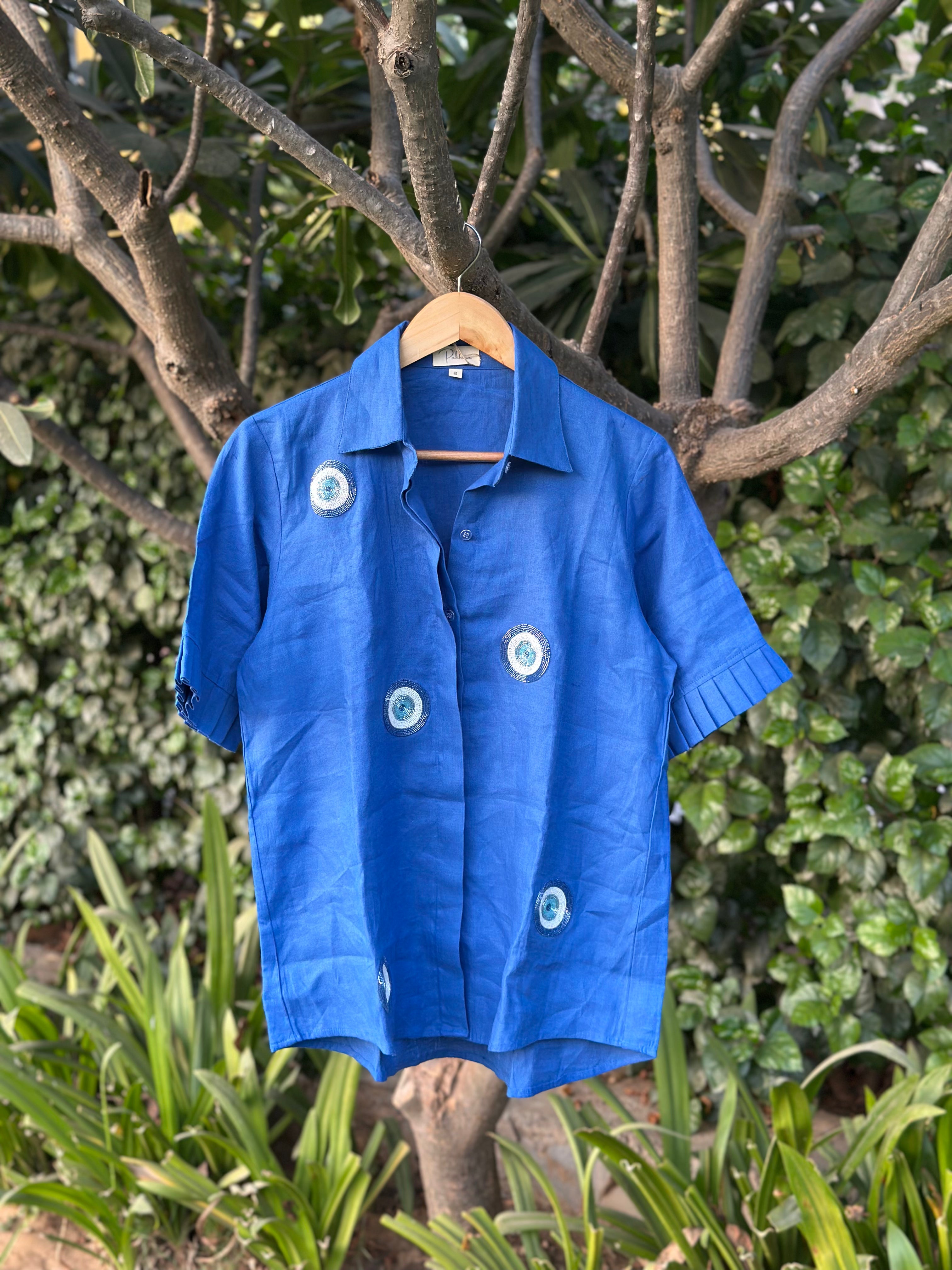 Evil Eye Blue Shirt