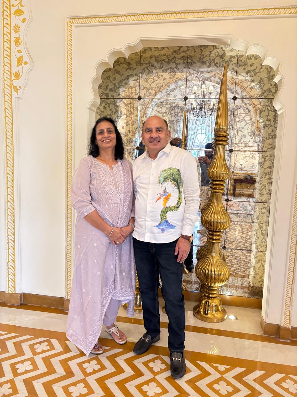 Leela of Krishna Handpainted Shirt